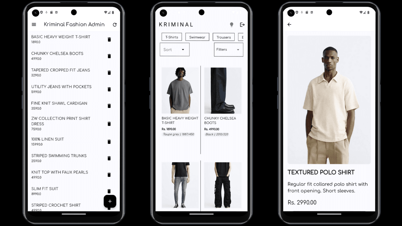 Fashion Ecommerce – Client & Admin Panel