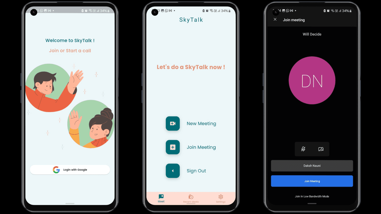 SkyTalk - Video Conference App